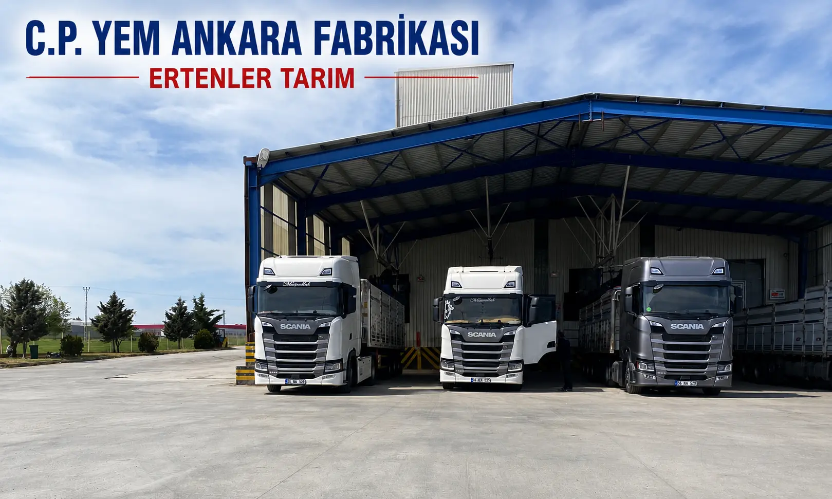 Ertenler CP Yem Tır Filosu - Ankara Fabrikası